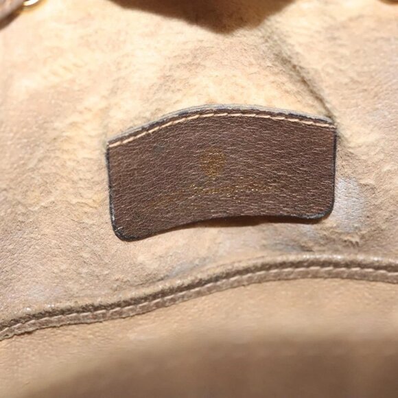 GUCCI GG Supreme Web Sherry Line Bag PVC Beige Gold 41 02 034 Auth 139660 - Picture 14 of 16